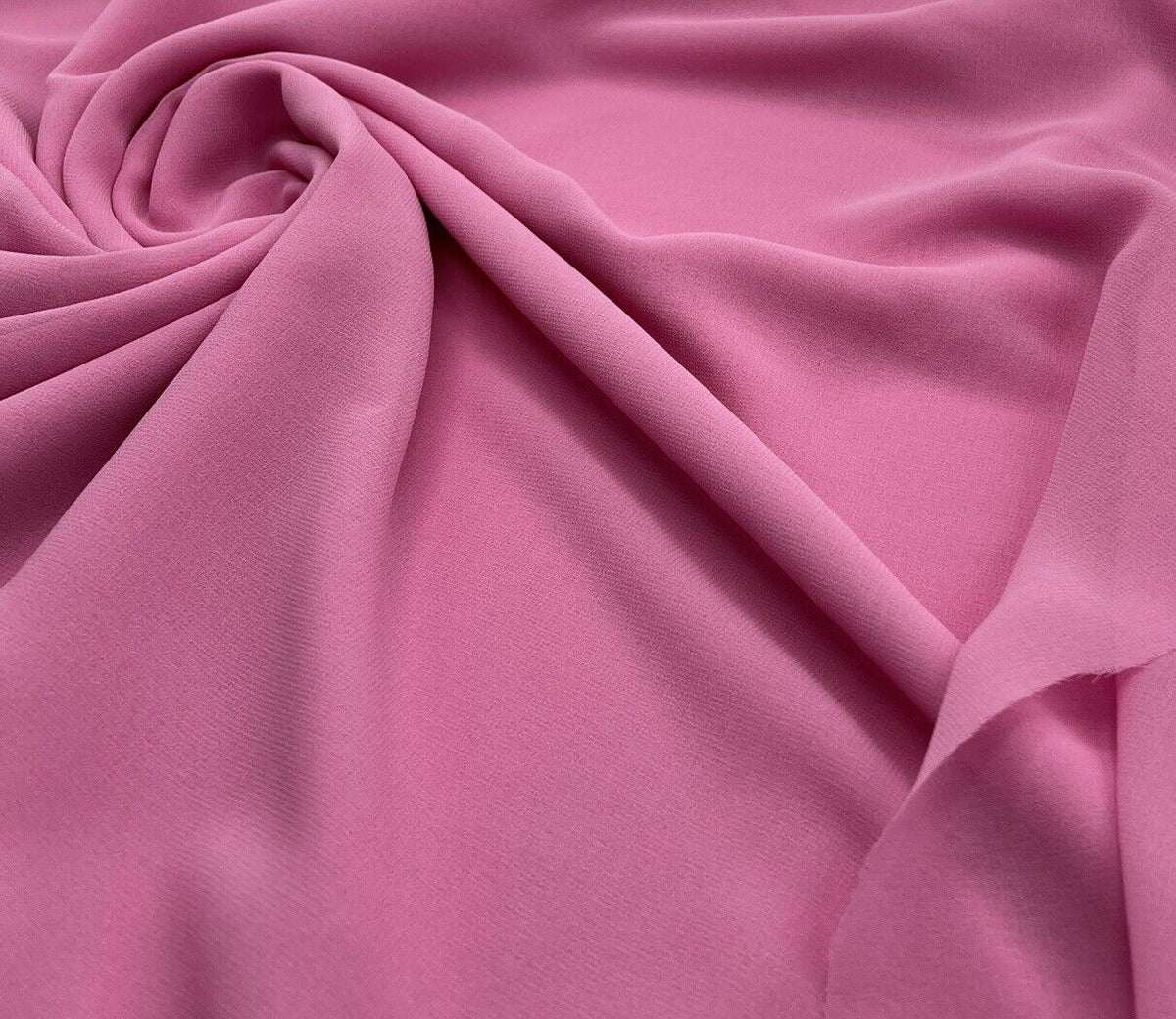 Plain Pink Chiffon Sheer Dress Bridal Fabric