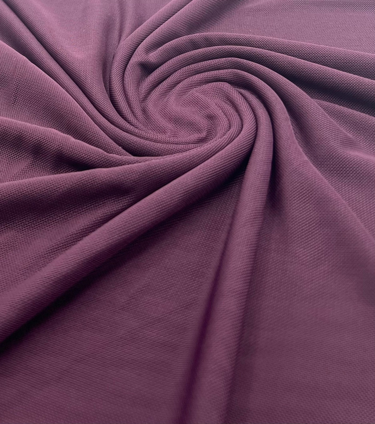 Plain Plum Mesh Fabric Stretch