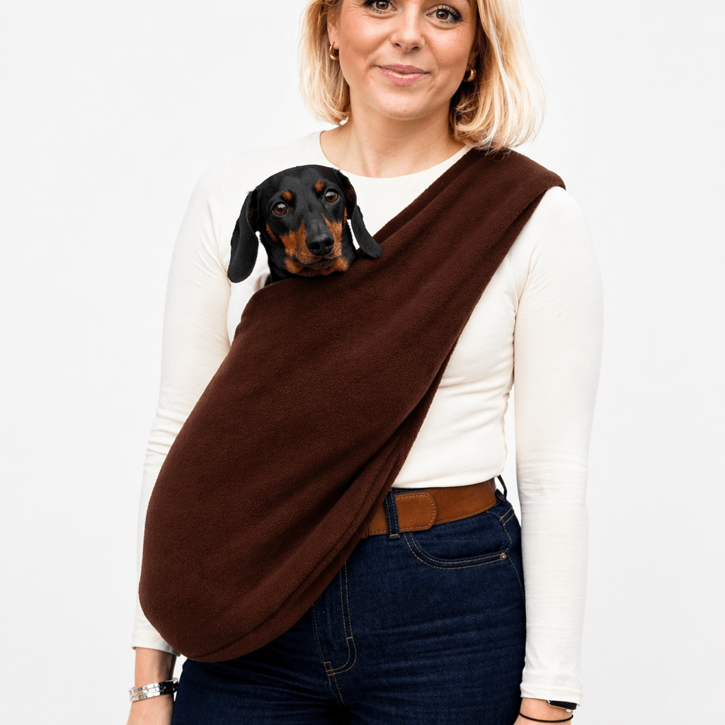 Plain Polar Fleece Dog Sling - Standard, Petite and Long Strap Sizes