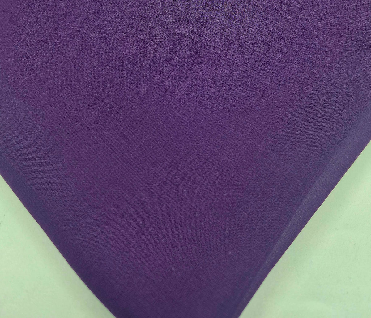 Plain Dark Purple Chiffon Sheer Dress Bridal Fabric
