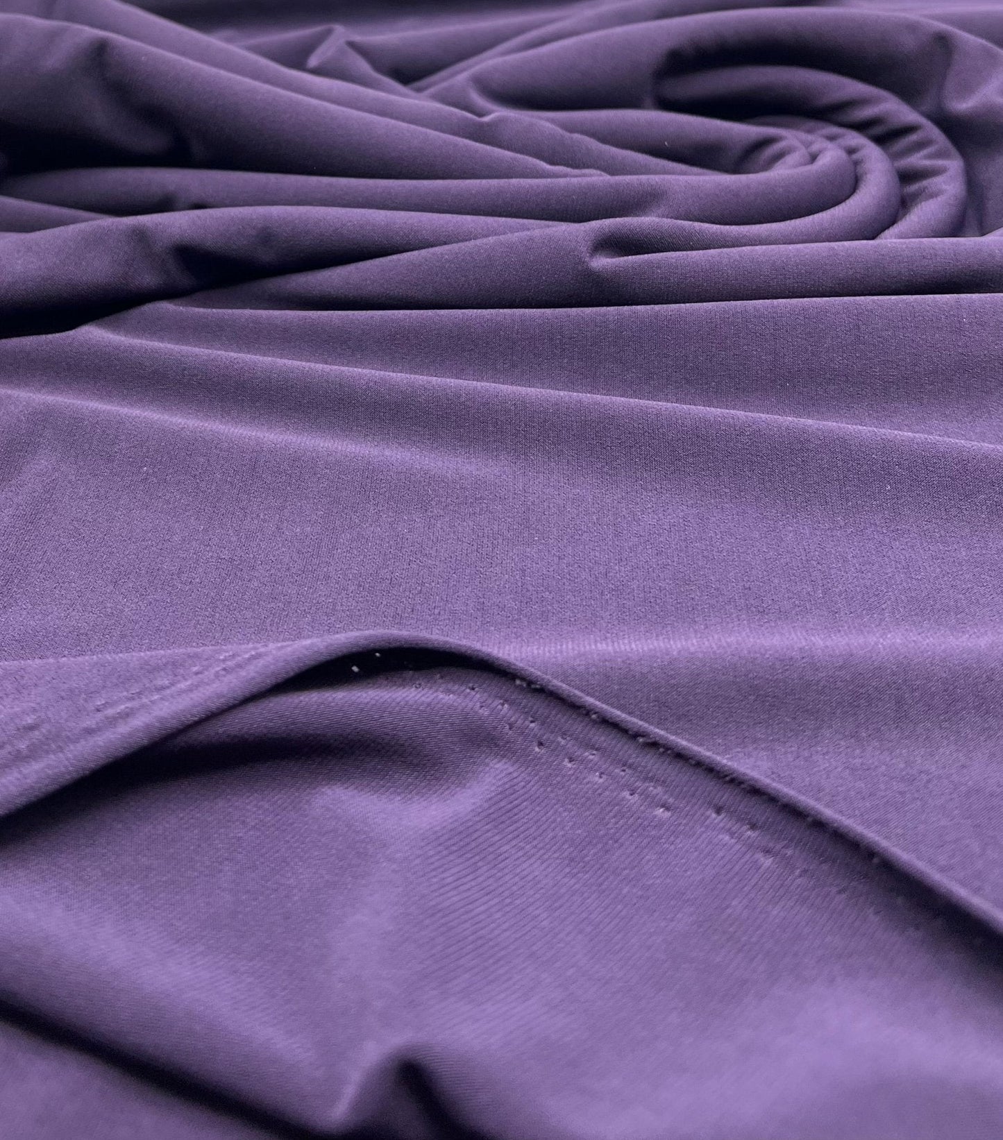 Plain Purple ITY 4 Way Stretch Fabric