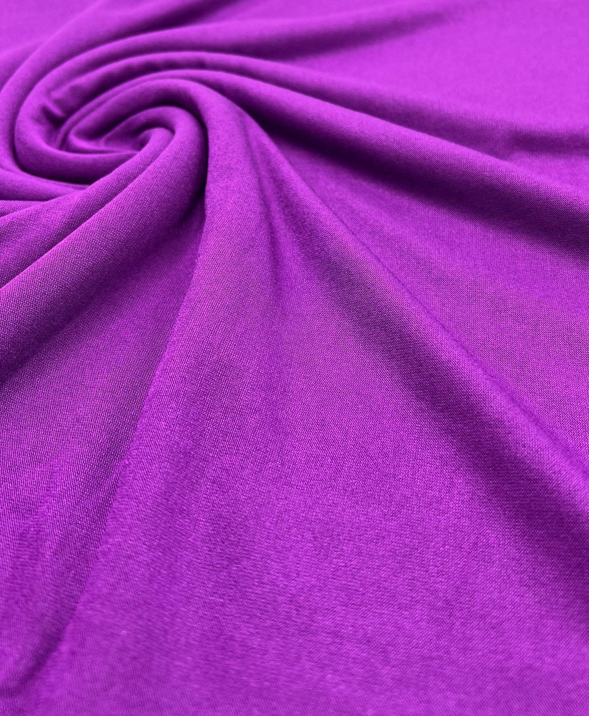 Plain Purple Viscose Elastane Fabric 4 Way Stretch Jersey
