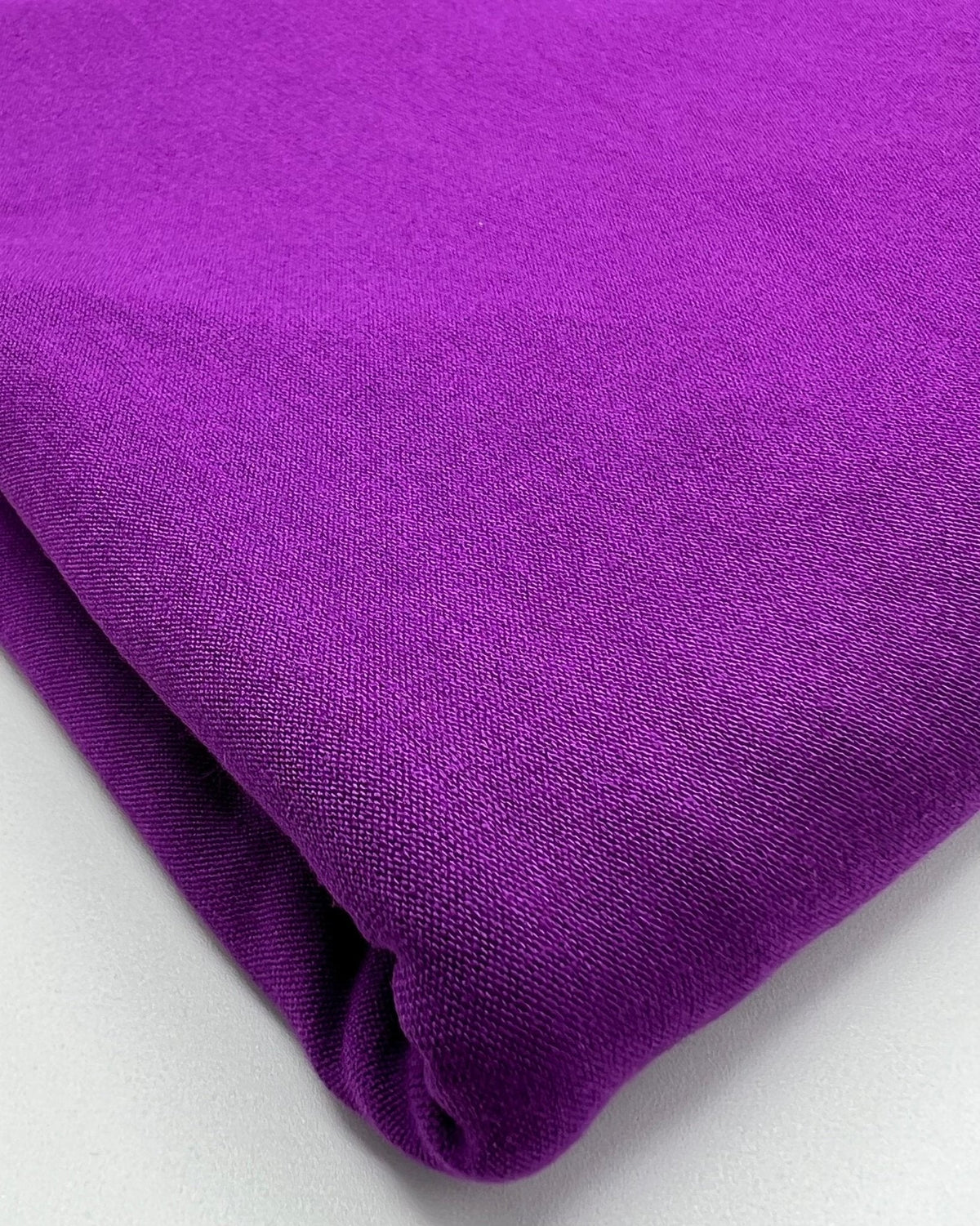 Plain Purple Viscose Elastane Fabric 4 Way Stretch Jersey