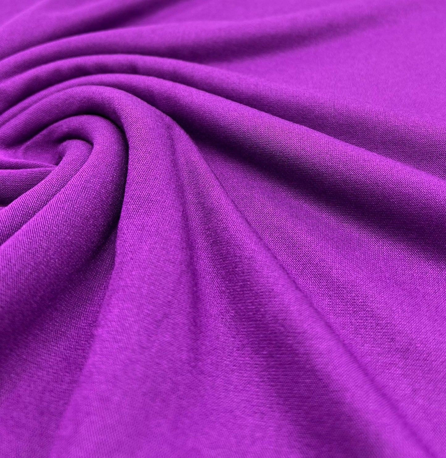 Plain Purple Viscose Elastane Fabric 4 Way Stretch Jersey