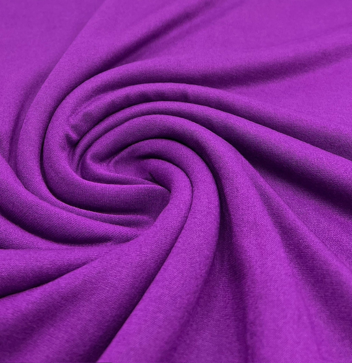 Plain Purple Viscose Elastane Fabric 4 Way Stretch Jersey