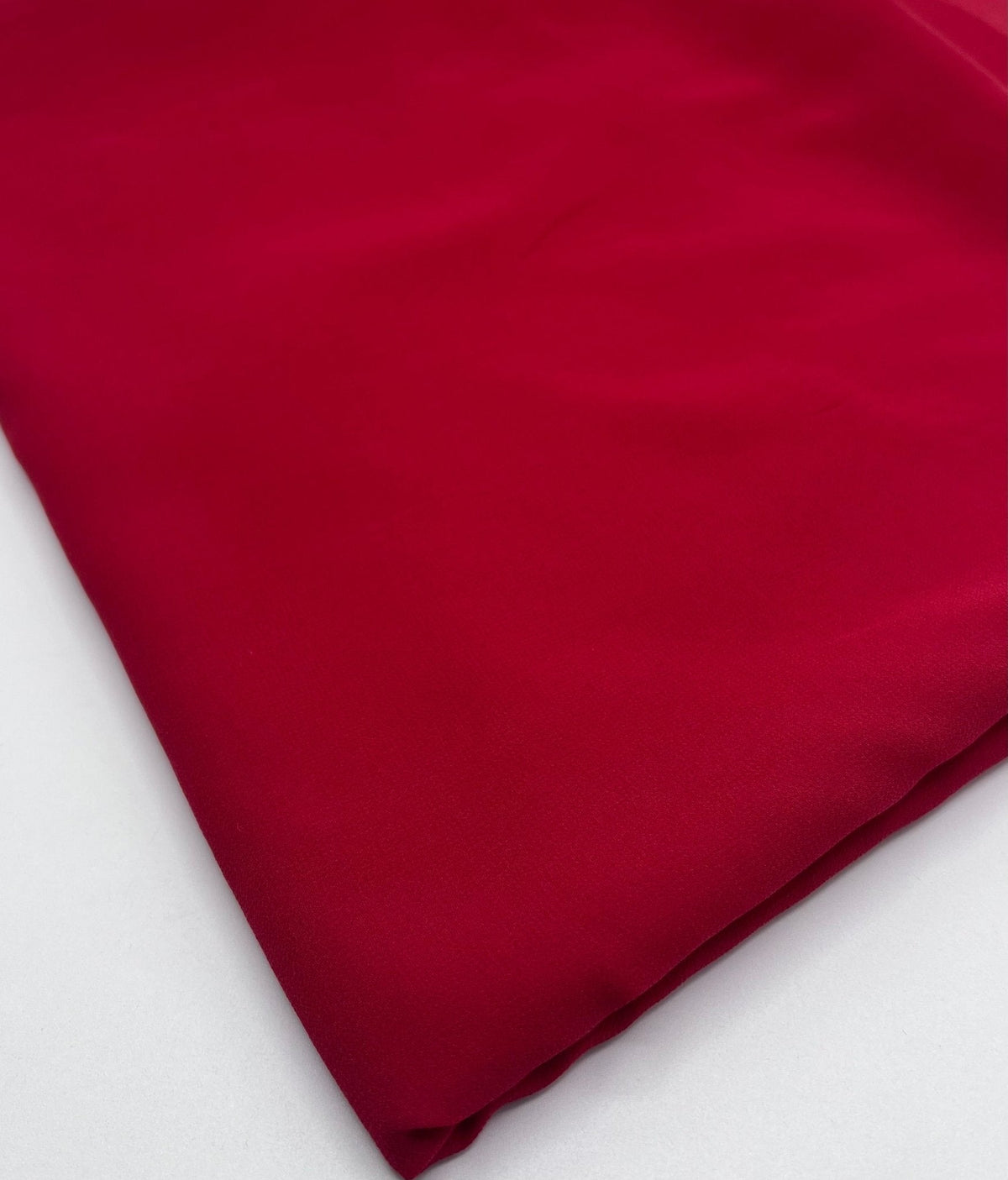Plain Red Chiffon Sheer Dress Bridal Fabric