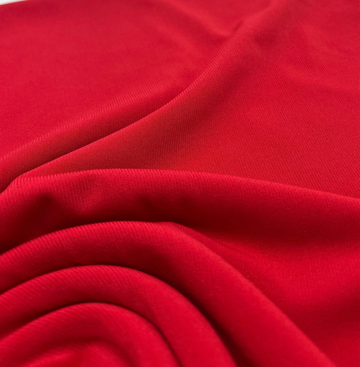 Plain Red ITY 4 Way Stretch Fabric