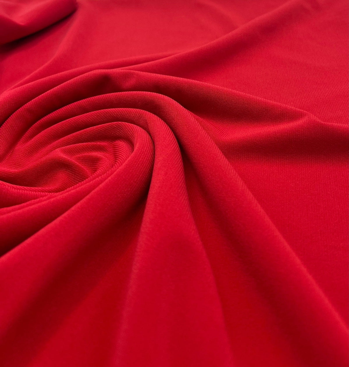 Plain Red ITY 4 Way Stretch Fabric