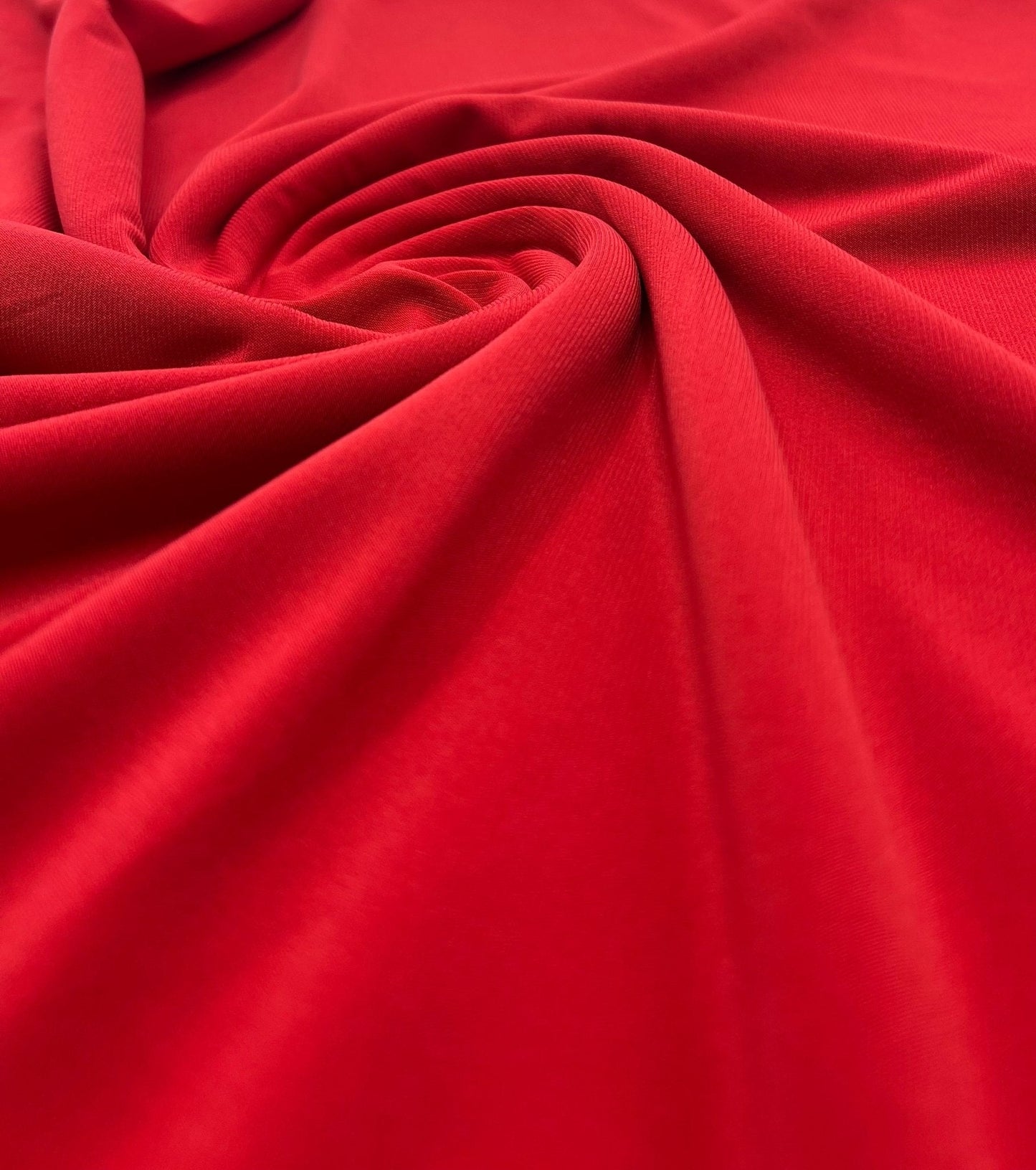 Plain Red ITY 4 Way Stretch Fabric