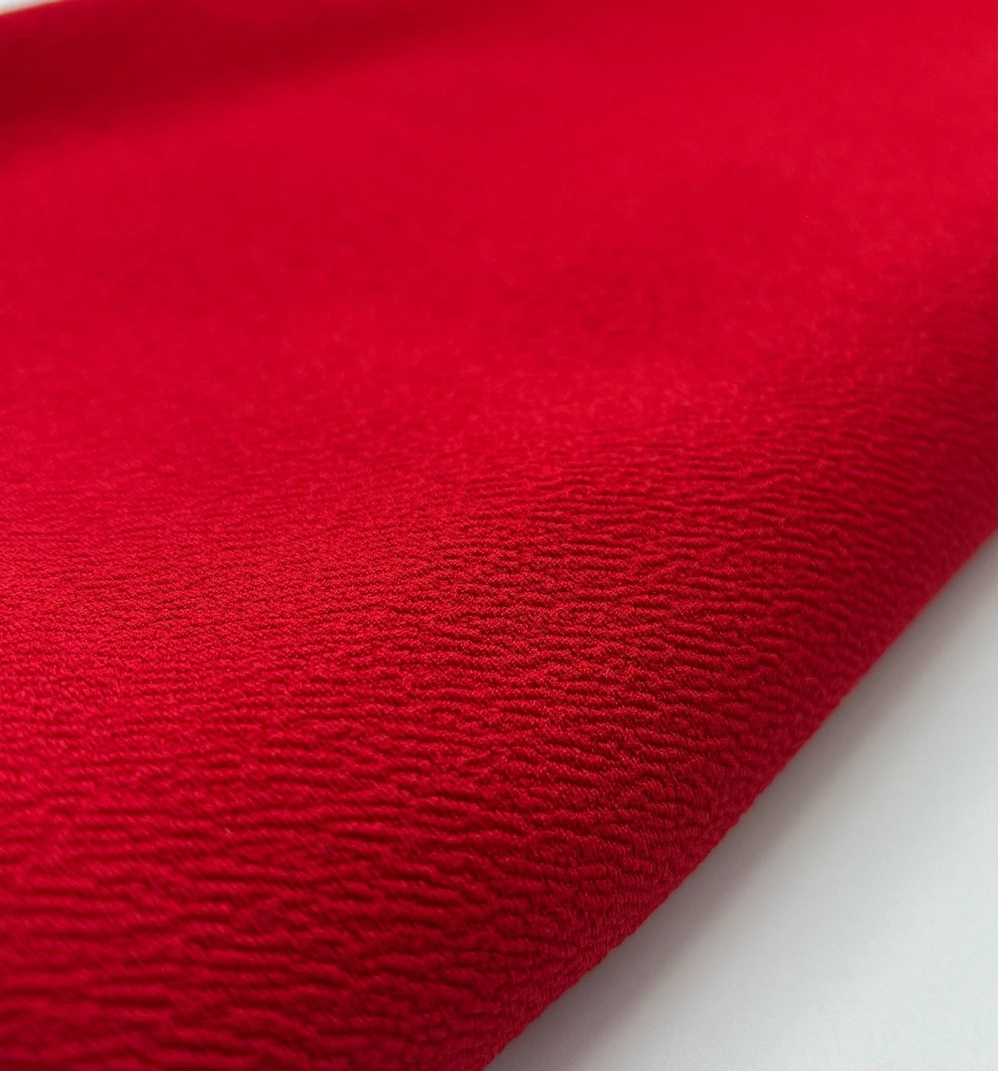 Plain Red Liverpool Bullet Stretch Fabric