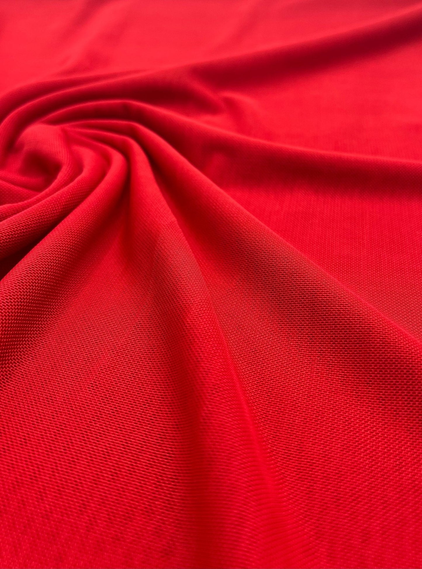Plain Red Mesh Fabric Stretch