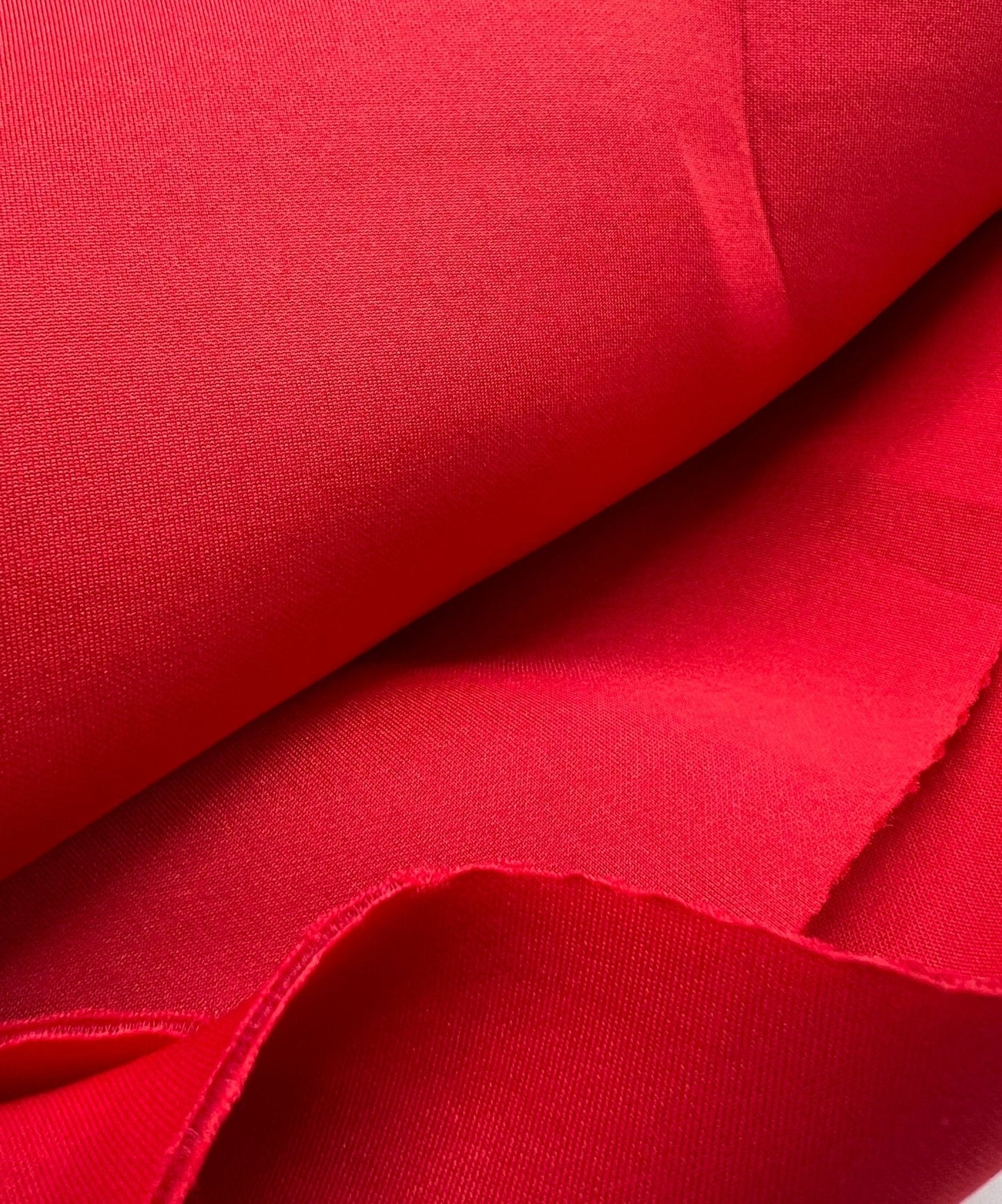 Plain Red Scuba Foam 3D Mono Scuba Stretch Fabric