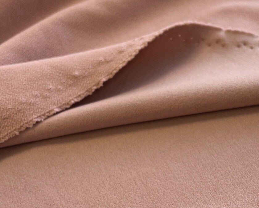 Plain Rose Scuba Crepe Stretch Jersey Fabric 4 Way Stretch