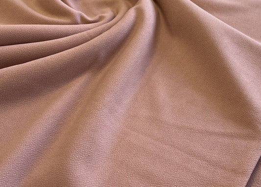 Plain Rose Scuba Crepe Stretch Jersey Fabric 4 Way Stretch