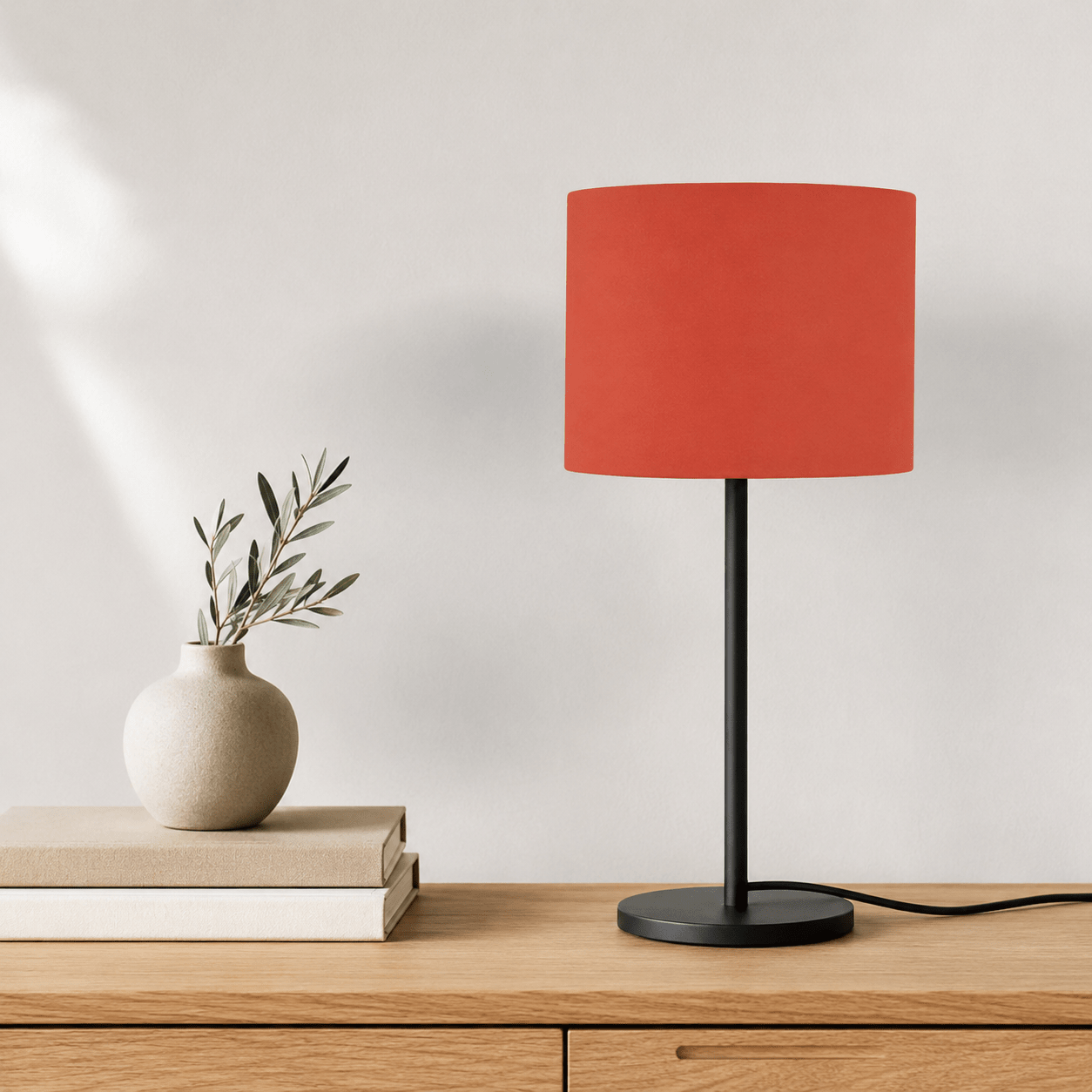 Plain Rust Lampshade, Ceiling or Table Lamp Shade