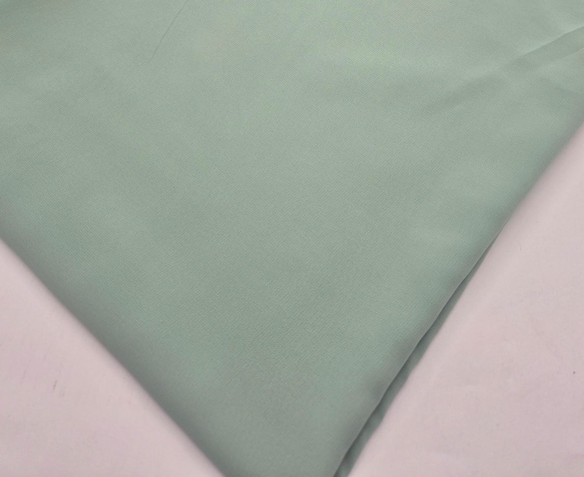 Plain Sage Chiffon Sheer Dress Bridal Fabric