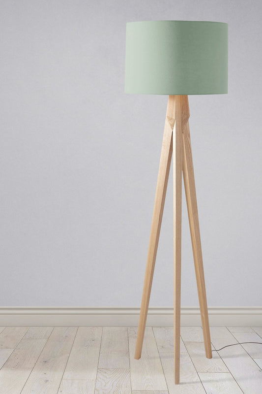 Plain Sage Green Lampshade – Handmade UK, Ceiling or Table Lamp Shade | Made to Order