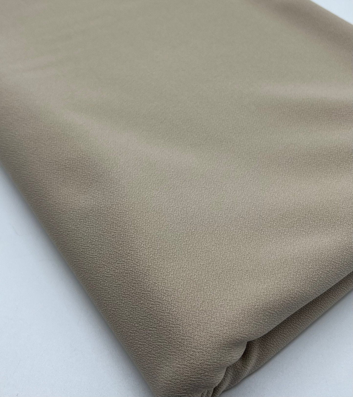 Plain Stone Scuba Crepe Stretch Jersey Fabric 4 Way Stretch