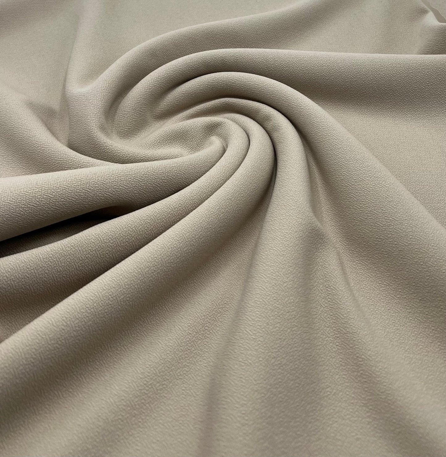 Plain Stone Scuba Crepe Stretch Jersey Fabric 4 Way Stretch