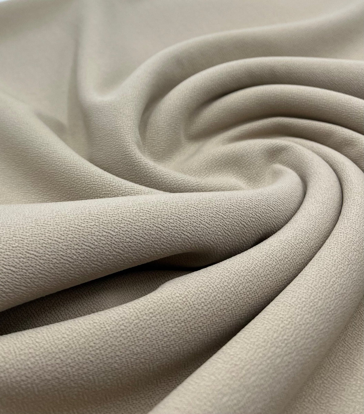 Plain Stone Scuba Crepe Stretch Jersey Fabric 4 Way Stretch