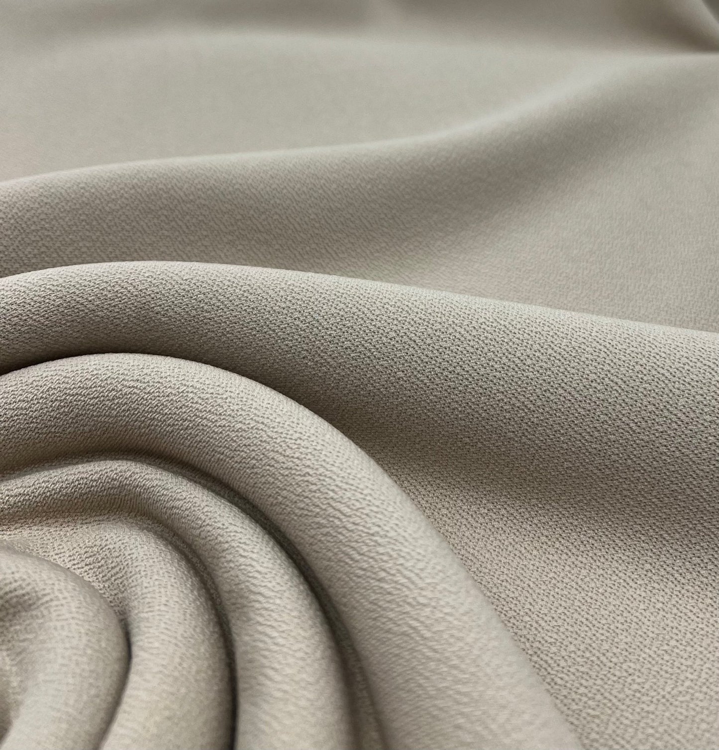 Plain Stone Scuba Crepe Stretch Jersey Fabric 4 Way Stretch