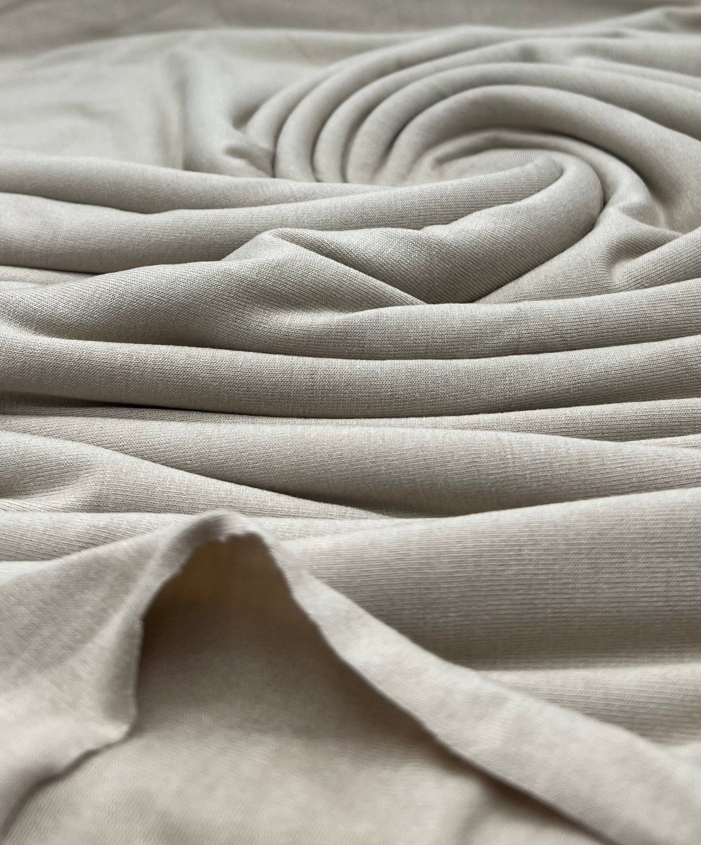 Plain Stone Viscose Elastane Fabric 4 Way Stretch Jersey