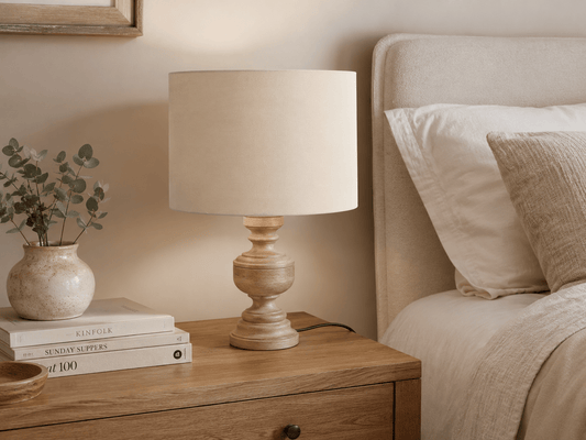 Plain Warm Sand Lampshade, Beige Ceiling or Table Lamp Shade