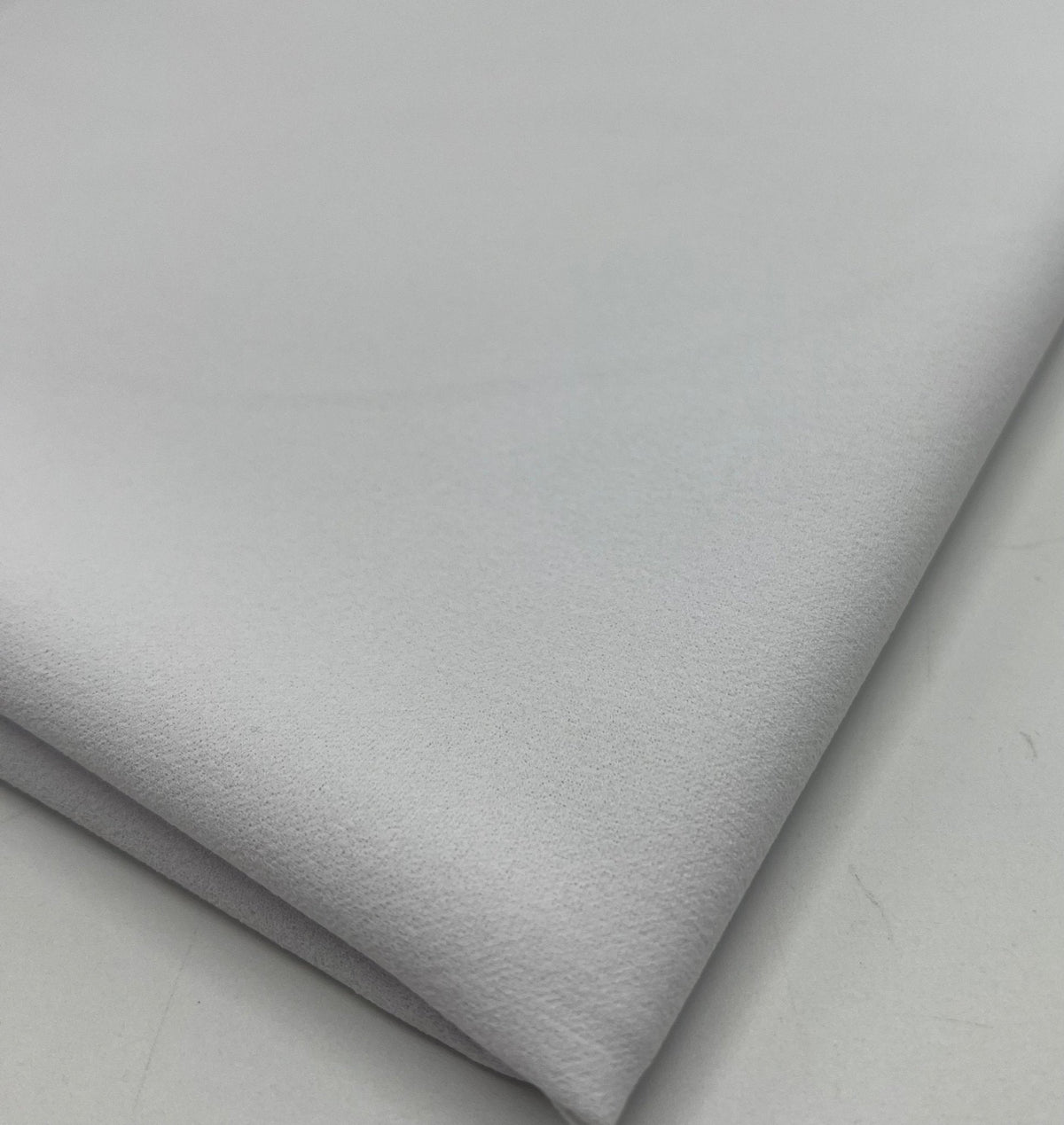 Plain White Scuba Crepe Stretch Jersey Fabric 4 Way Stretch