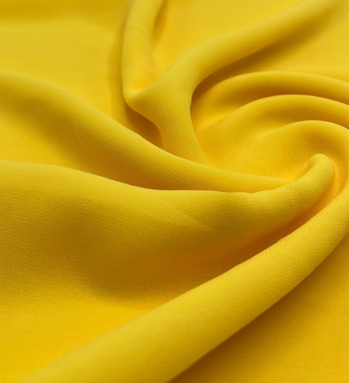 Plain Yellow Chiffon Sheer Dress Bridal Fabric