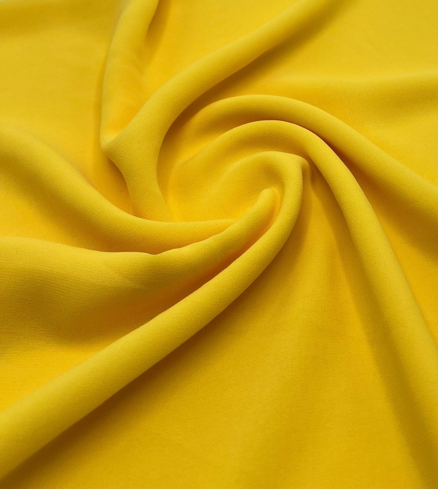 Plain Yellow Chiffon Sheer Dress Bridal Fabric
