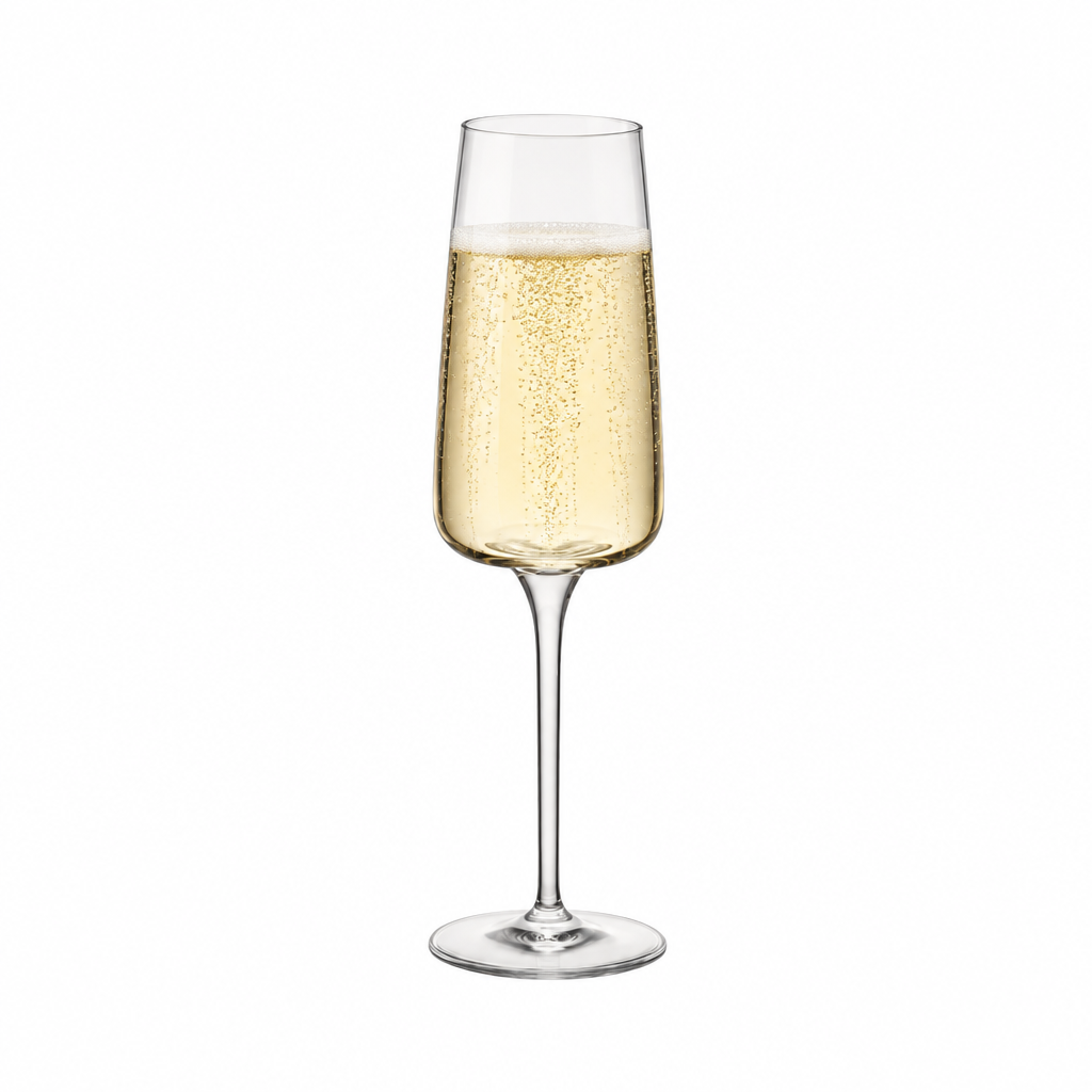 Bormioli Rocco Planeo Champagne Flutes - 260ml - Set of 4