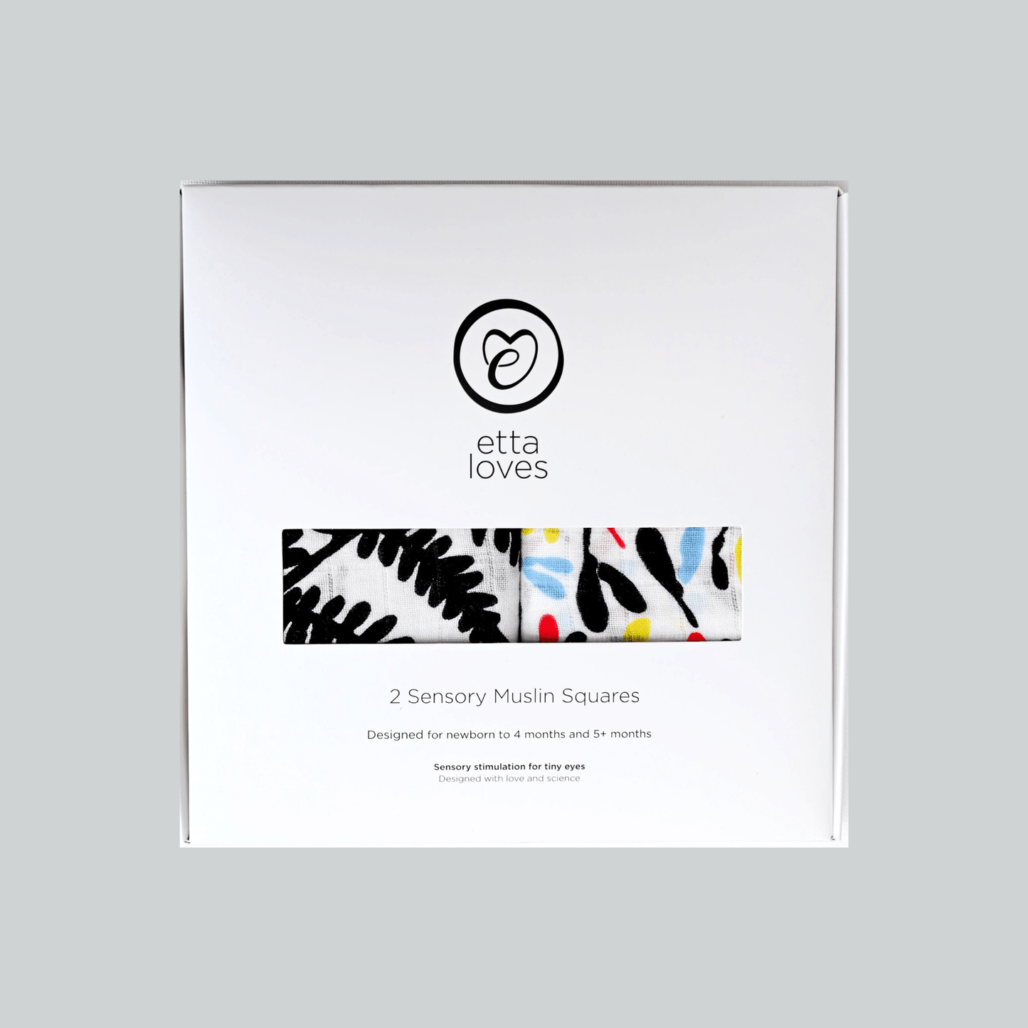 PLANT PRINT MUSLIN 2-PACK - birth to 12 months