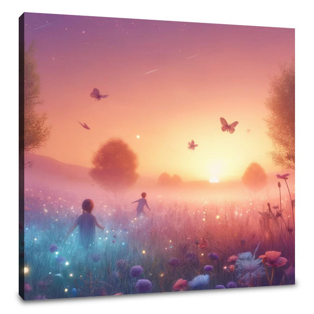 Sunset Meadow Canvas