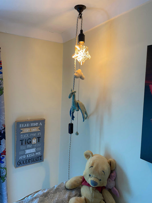 Bespoke Pendant Cable Light | Custom Fabric Cable Ceiling Lighting UK