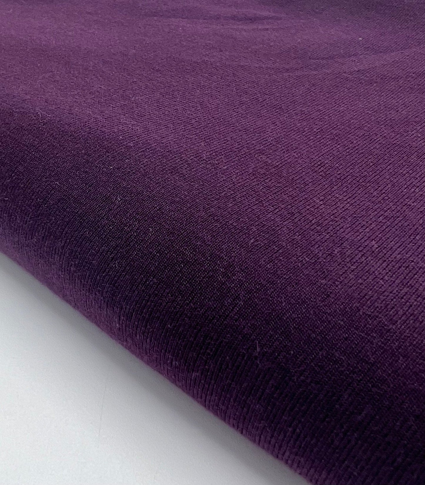 Plum Lightweight Melange Knit Stretch Fabric