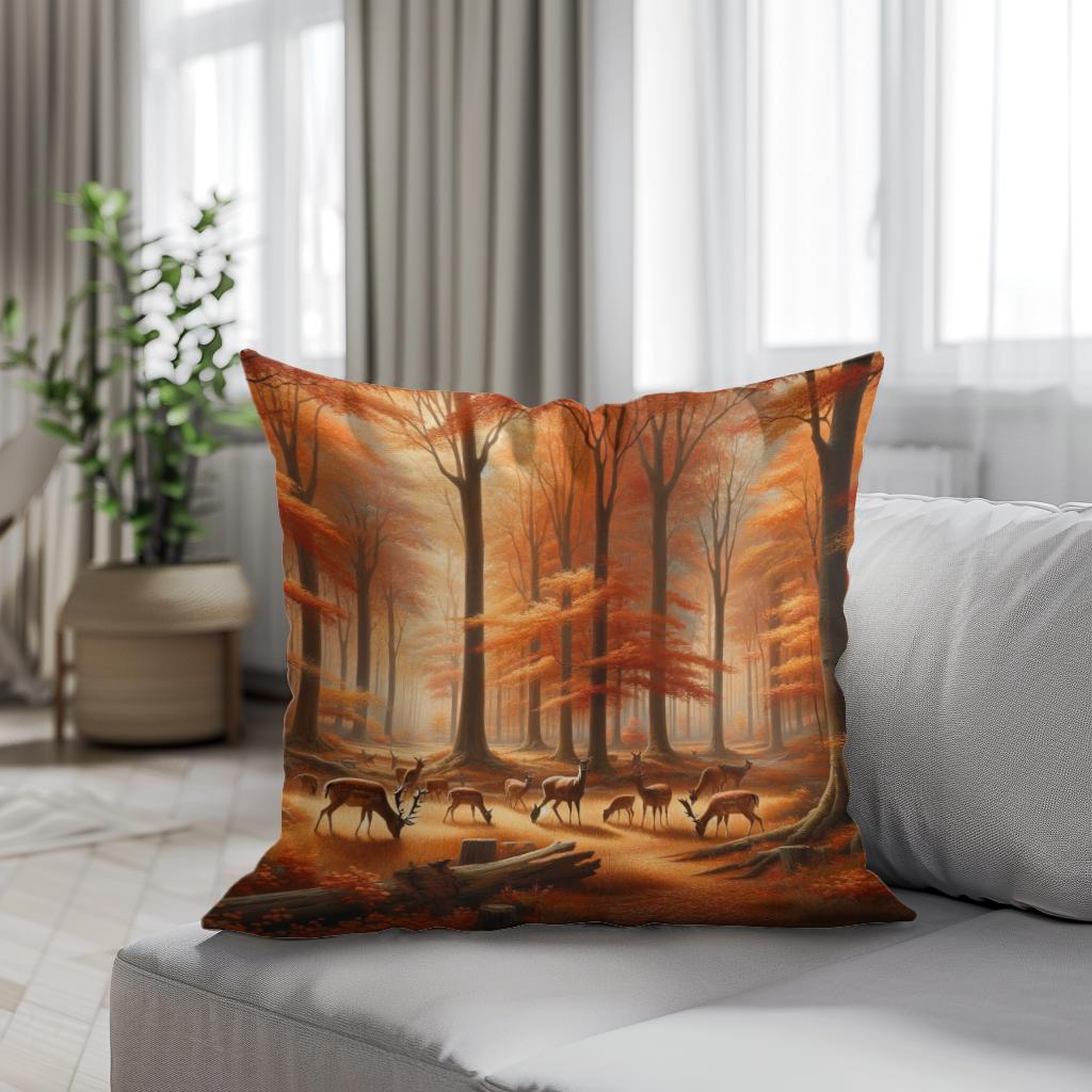 Autumn Whisper Cotton Cushion