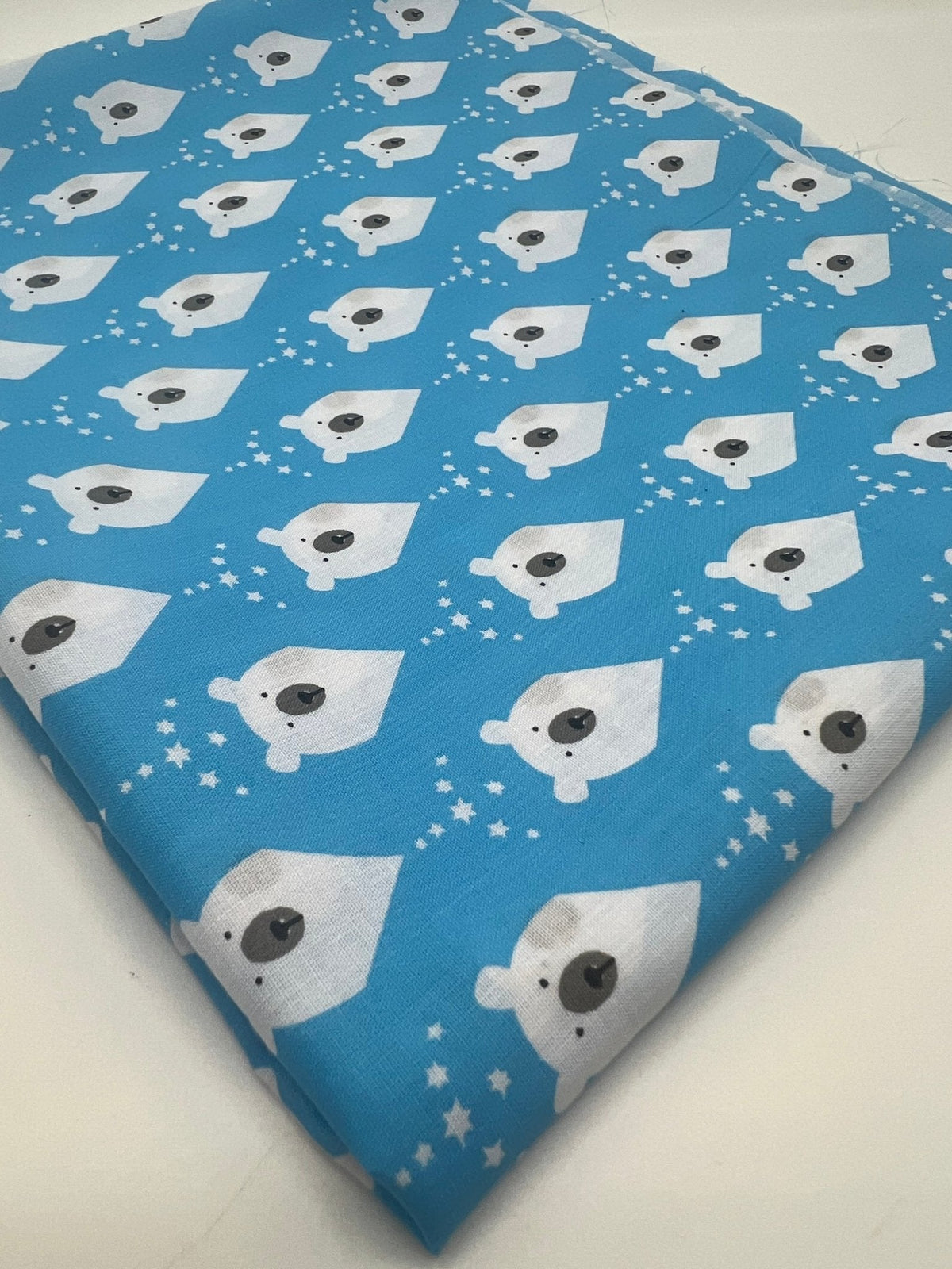 Polar Bear Printed Polycotton 90 GSM 80/20 44 Inch Non Stretch