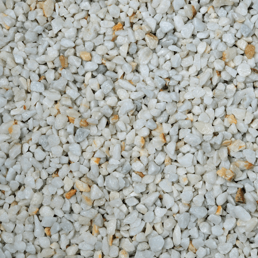 Polar White Marble Chippings Bulk bag