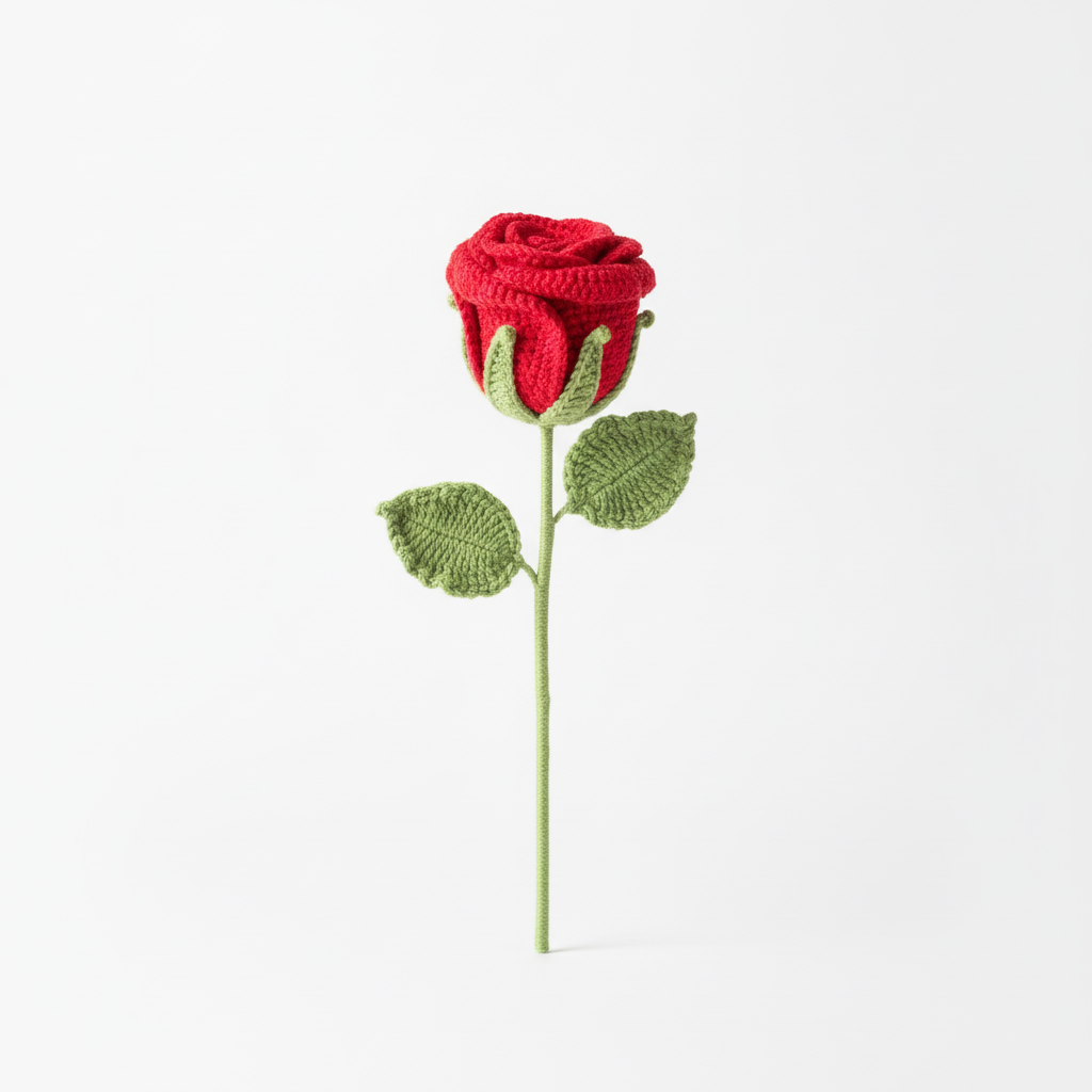 Enchanting Crochet Rose Bouquet – Romantic Gift for Lovers All Year Round