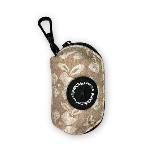 Luxe Poo Bag Holder - Toffee Latte Petals