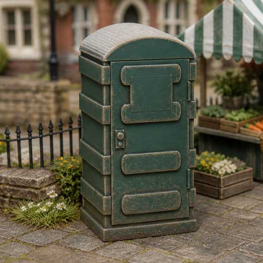 OO Scale Ready to Paint Portable Toilet - Style 2