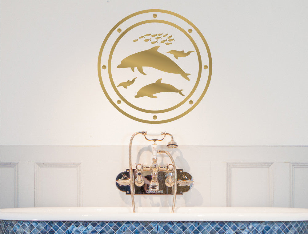 Porthole Wall Sticker | Bathroom Wall Art