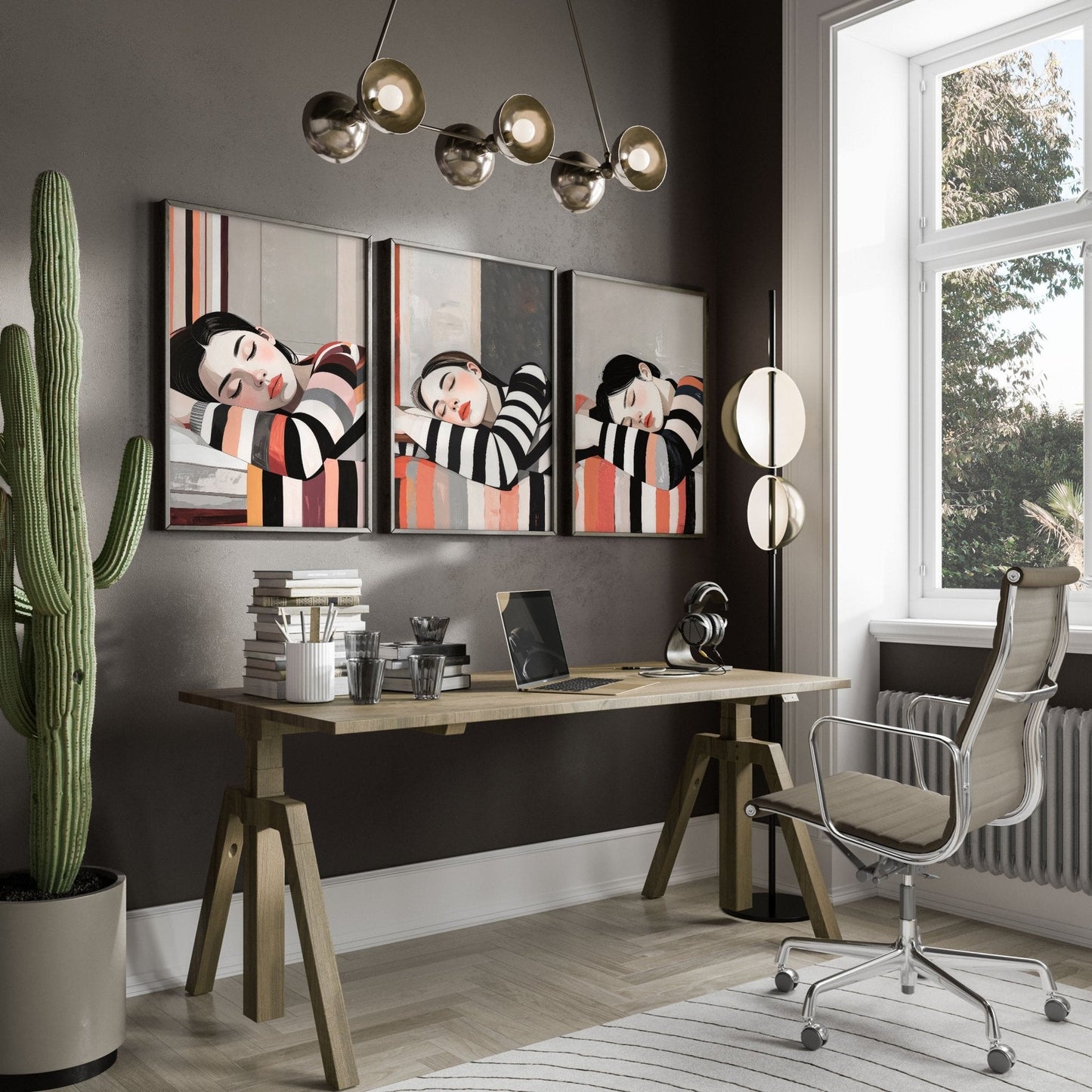 Posters Art Prints | Set of 3 Boho Women Wall art Prints