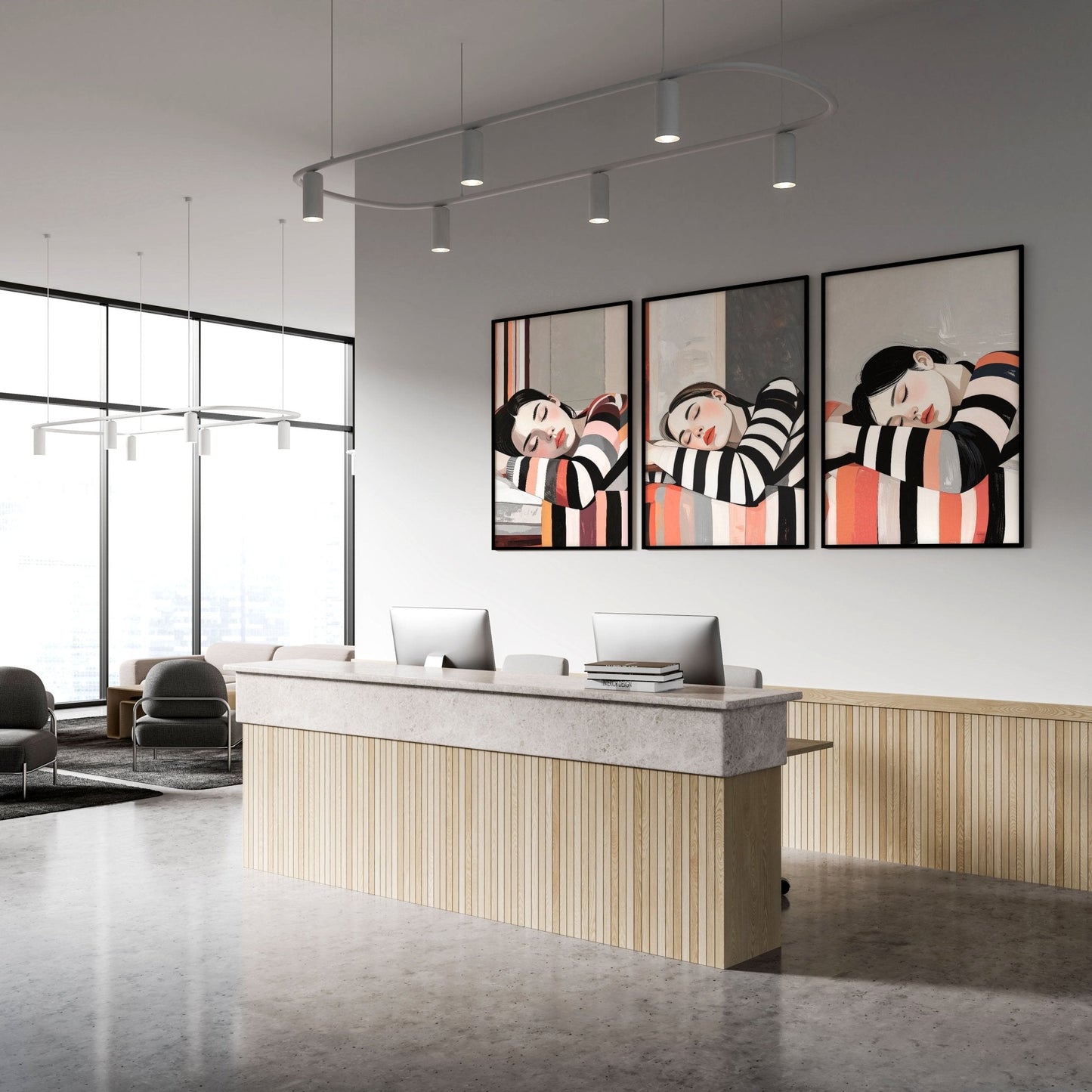 Posters Art Prints | Set of 3 Boho Women Wall art Prints