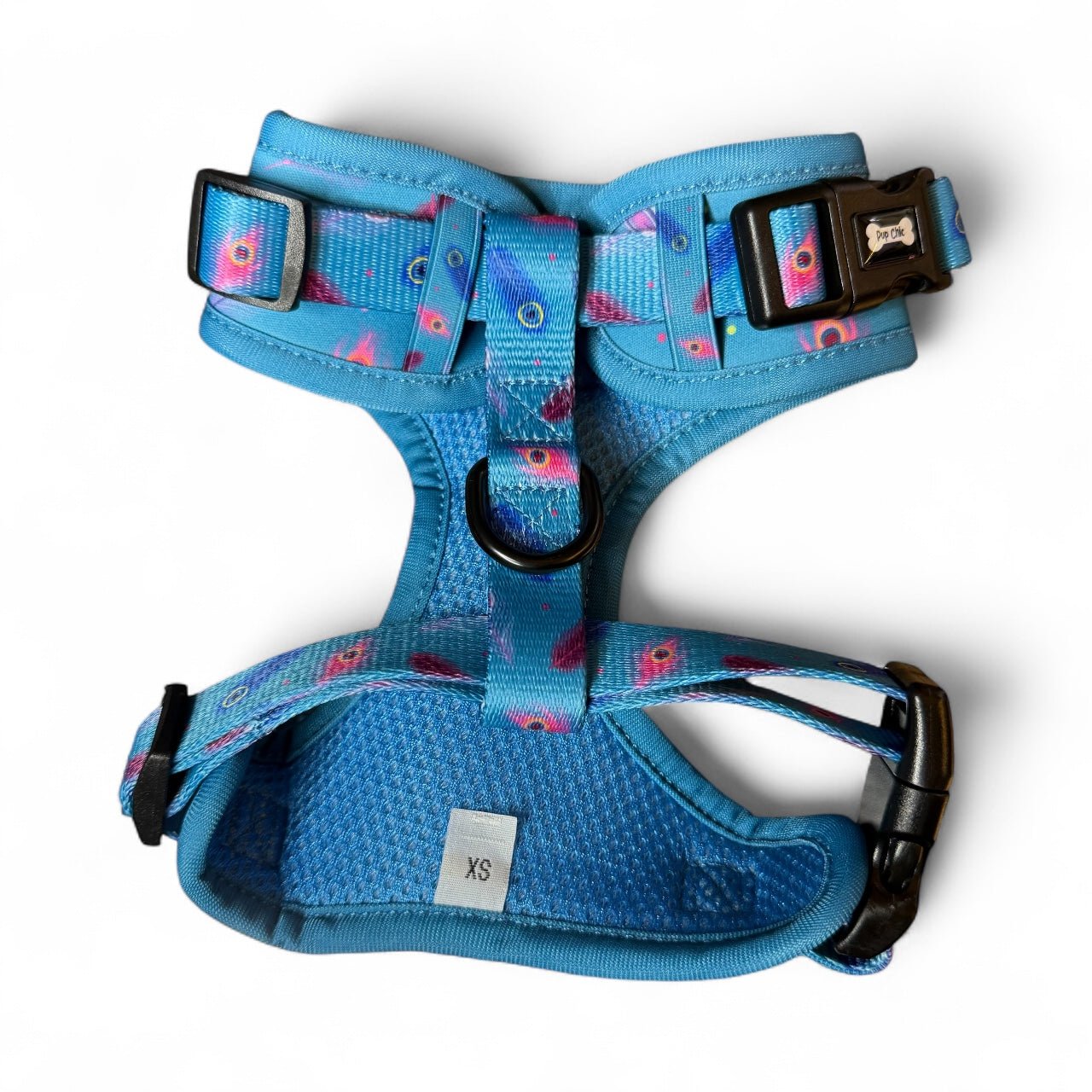 Power Peacock Step-In Adjustable Harness – Easy, Comfy & Made for Stylish Small Dogs!