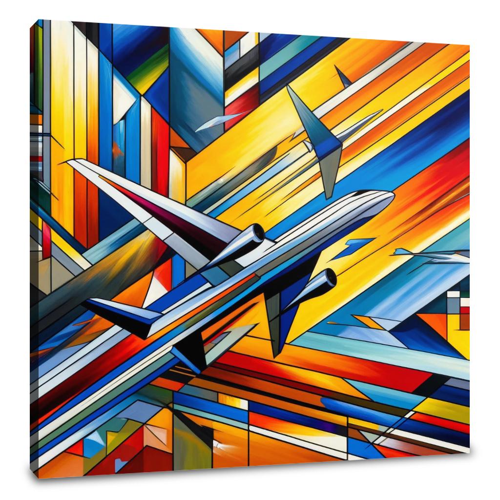Abstract Altitudes Canvas