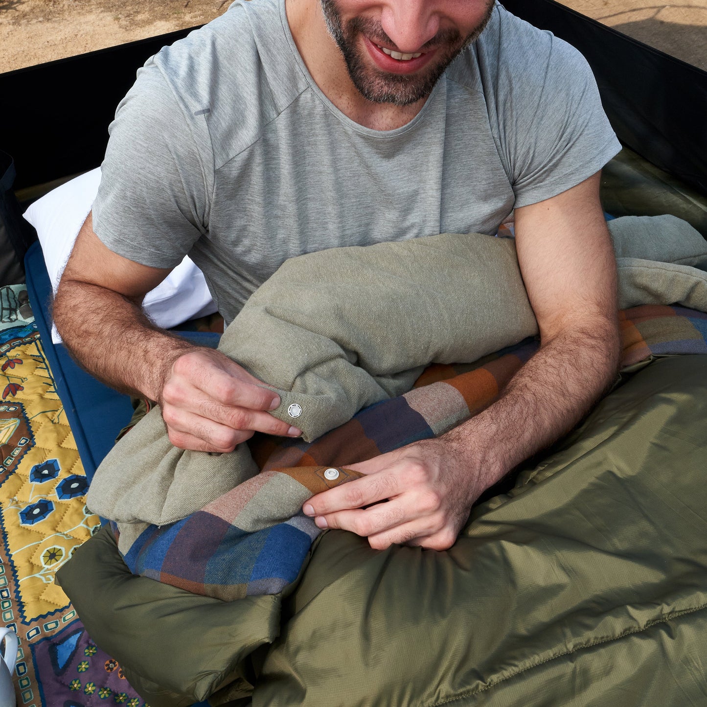 Kelty Wayback 20°F (-7°C) Synthetic Sleeping Bag - One Size - Burnt Olive