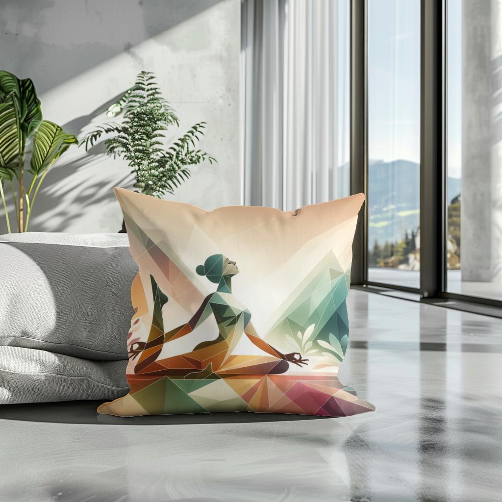 Yoga Bliss Cotton Cushion