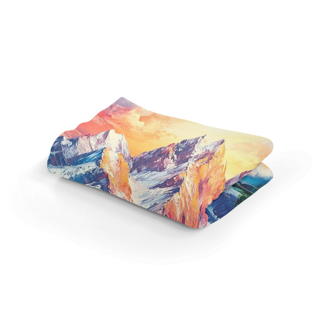 Alpine Sunset Blanket