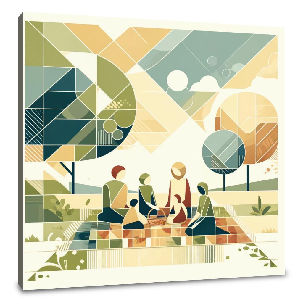 Picnic Harmony Canvas
